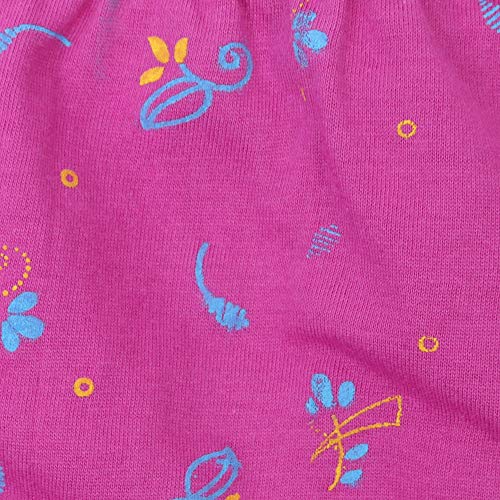 Image of BLAZON Toddlers /Kids /Baby Girls Junior Panty Dark Base| 100% Super Combed Cotton Knits Hosiery | Floral Print | Combo Pack of 6 | Sizes: 45cm, 50cm, 55cm, 60cm, 65cm, 70cm, 75cm