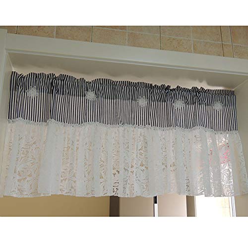 Cortina corta de encaje OKUOKA para cocina y cafetería 6