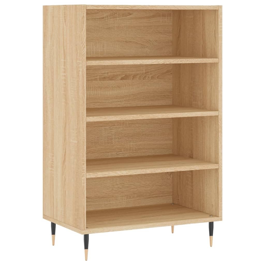 vidaXL Aparador Alto Madera de ingeniería Roble Sonoma 57x35x90 cm