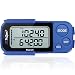 3DTriSport Walking 3D Pedometer with Clip and Strap, Free eBook | 30 Days Memory, Accurate Step Counter, Walking Distance Miles/Km, Calorie Counter, Daily Target Monitor, Exercise Time. (Blue)
