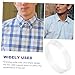 Ipetboom 100pcs Collar Stays Small Men Shirts Clear Shirt Stays Support Dress Shirt Fixing Collar Stays Shaper Fake Inserts Collar Tabs Clothes Stay Belt Collar Shaper Transparent Plastic