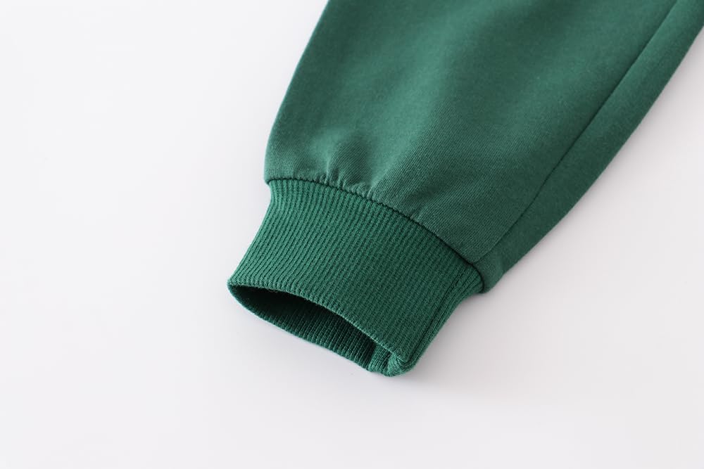 HUAER& Pantalones de chándal para bebé con diseño de dinosaurio con cordón elástico (2 unidades)
