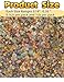 luvilly0.5 Lb Colorful Gravel Rocks, Crushed Stone Pebbles Natural Gemstones, Irregular Aquarium Pebbles for Aquarium/Vase Fillers/Succulent Plants Decor