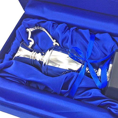 Shop Awards And Gifts Customizable 10 Inch Nickel Plated Silver Claret Jug Trophy On A Black Base, Includes Personalization #TOP3