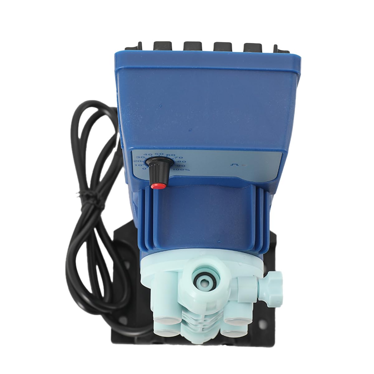 Dosierpumpe Elektromagnetische Membranpumpen, Elektromagnetische Dosierpumpe mit konstanter Dosierung mit einstellbarem Durchfluss für Flüssigkeitsdosierung Modell 20 l/h, 11 bar, PVDF-Kopf