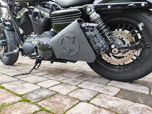 Bolsa lateral Diva Blackline para Harley Davidson Sportster miniatura 4