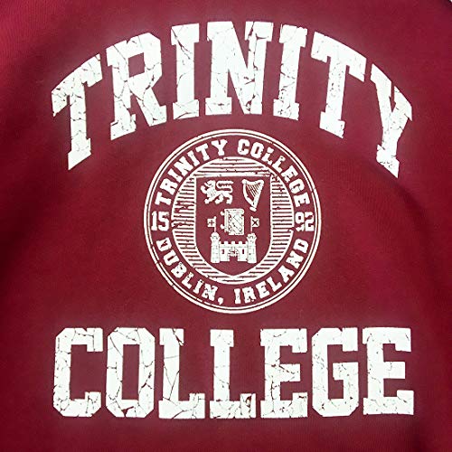 Ltd. Carrolls Irish Gifts Red and White Trinity College Dublin Ireland Mesh Hoodie3