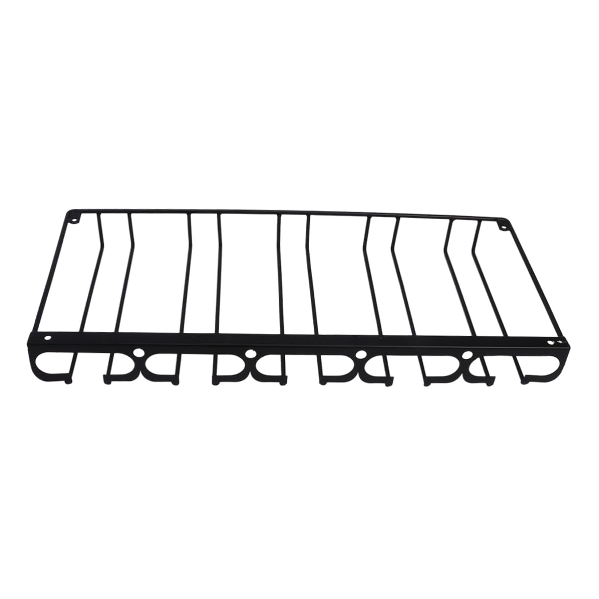 Hemobllo Wine Glasses Hanger Black Iron Craft Display Shelf Upside Down Goblet Rack for Home Office Bar and Parties Sturdy Storage for Wine Cups Elegant Design