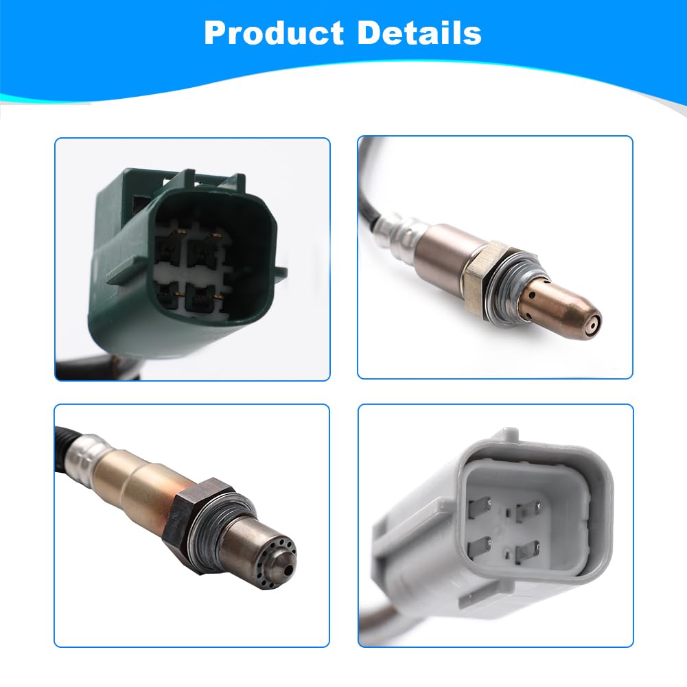 JDMON 4PCS Oxygen O2 Sensor Upstream Downstream Replacement for 2008-2013 Nissan Armada, Pathfinder, Titan 5.6L, Infiniti Qx56 2008-2010 Compatible with 234-9038, 2349038, 234-4835, 2344835