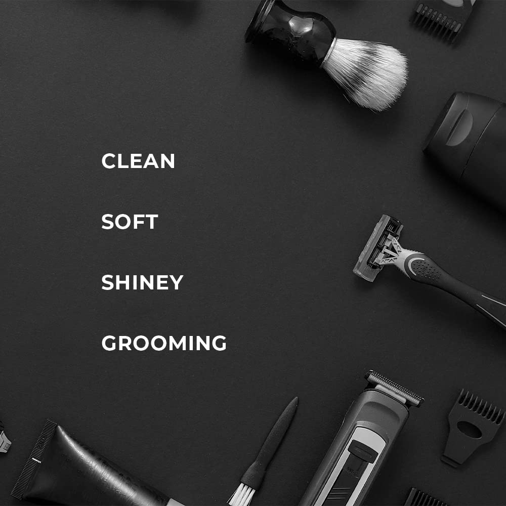 Well's MEGA GROWTH Beard Wash (Original Scent) | 8 fl.oz. | Naturally Derived | Paraben-free | For Men’s Beard Care | Cleansing, Exfoliating & Hydrating