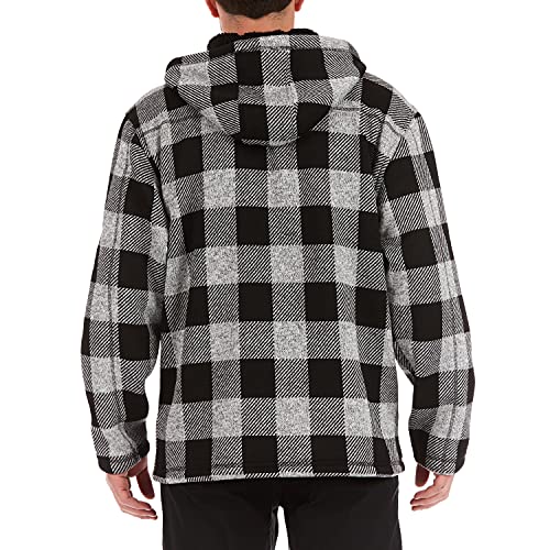 Image of Smith's Workwear Men's Buffalo Sweater Fleece Hooded Jacket