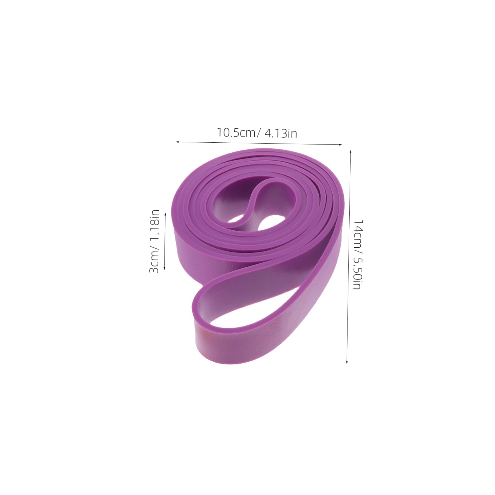 SUPVOX 4piezas Bandas De Resistencia Individuales Bandas TPE para Entrenamiento Yoga Pilates Fortalecimiento Muscular Portátil