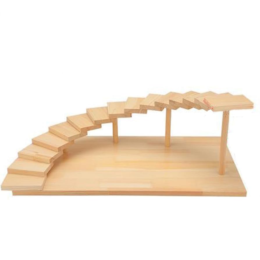 立体盛込 階段 5段 対面型　　　　　　鮨盛　台　　材質　檜 Amazon.co.jp: お寿司 盛器 和食器 刺身皿 木製 階段盛器 立体盛