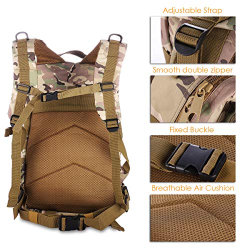 SHANNA Military Backpack, Tactical Backpack, 35L Army Backpack, MOLLE Assault Pack, Tactical Combat Backpack for Outdoors, Hiking, Camping, Trekking, Fishing, Hunting - Image 3