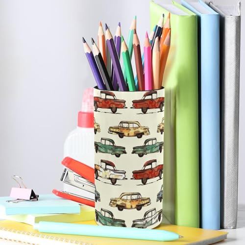 Pot à crayons voiture rétro pour embellir votre espace de télétravail - 6