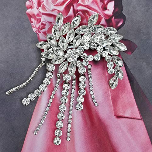 Image of Young & Forever Gift Special Fashion Celestial Stars Flower Butterfly Gold Plated Crystal Barrette Hair Clip /Pin Hair Accessories for women