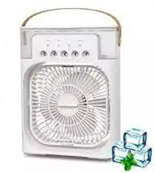 Mini Ar Condicionado Portátil 4 em 1 USB – Ventilador, Umidificador, Climatizador e Resfriador de Ar, Silencioso e Econômico