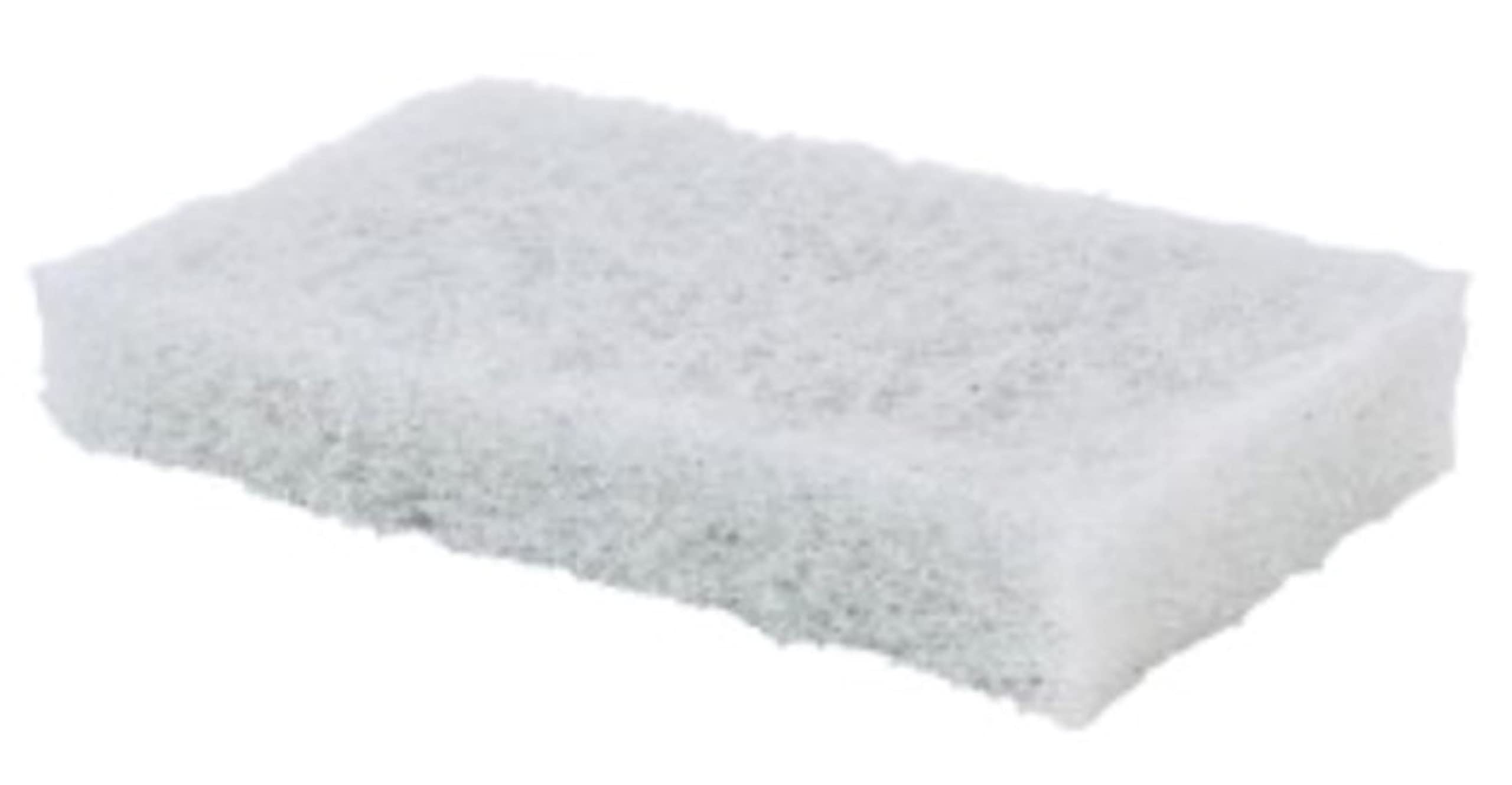 24 Pack 3.5" x 6" Non-Scratch White Durable Long Lasting Extra Thick Scrubbing Pad Reusable Multi-Purpose Scouring Sponge Home/Commercial Surfaces Pro Graad Multi-Surface Scrubbers