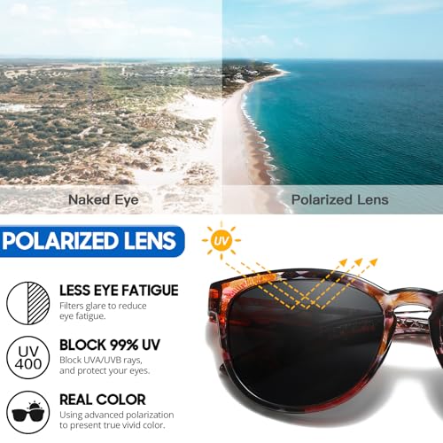 Image of Myiaur SunGlasses for Driving - Al-Mg Frame Night Driving Glasses for Men, Polarized Yellow Lenses