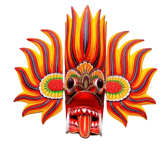 Amazon.co.jp: SriLankan 木彫り 壁掛け ホームインテリア