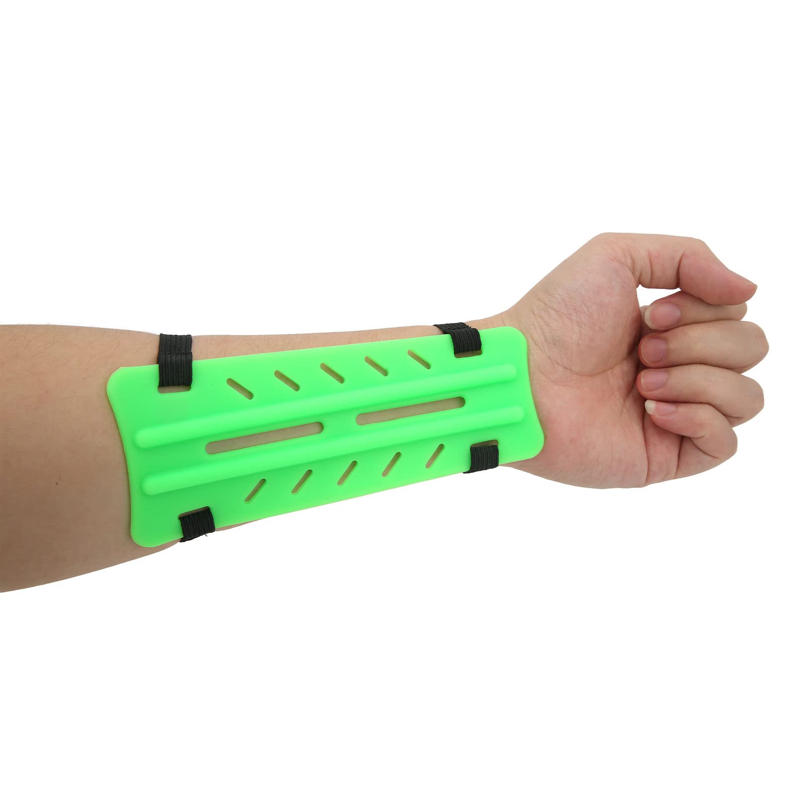 Bow Armguard, Hollow Shock Resistant 2 Strap Buckles Archery Arm Guard Comfortable for Training 2