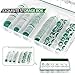 Japtend 160PCS Air Conditioning System Compressor Seal Washers Assortment Kit, 6 Sizes Automotive A/C Compressor Port Bonded Seal Gasket Kit (Green)