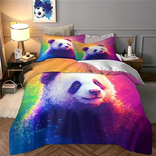 Housse de couette panda 3D illustration numérique 200x200