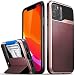 Vena iPhone 11 Pro Max Wallet Case, vCommute, Military Grade Drop Protection, Flip Leather Cover Card Slot Holder, Designed for iPhone 11 Pro Max (6.5 inches) - Rose Gold