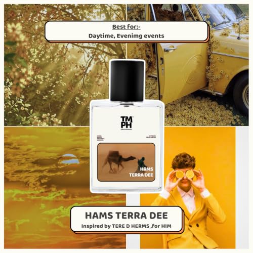 Image of TMPerfumehouse Hrms Terra Dee EDP for Men | Citrusy, Woody & Long Lasting Perfume Spray | Citrusy, Woody & Aromatic Fragrance | Luxury Gift for Him | TMPH | 50ml