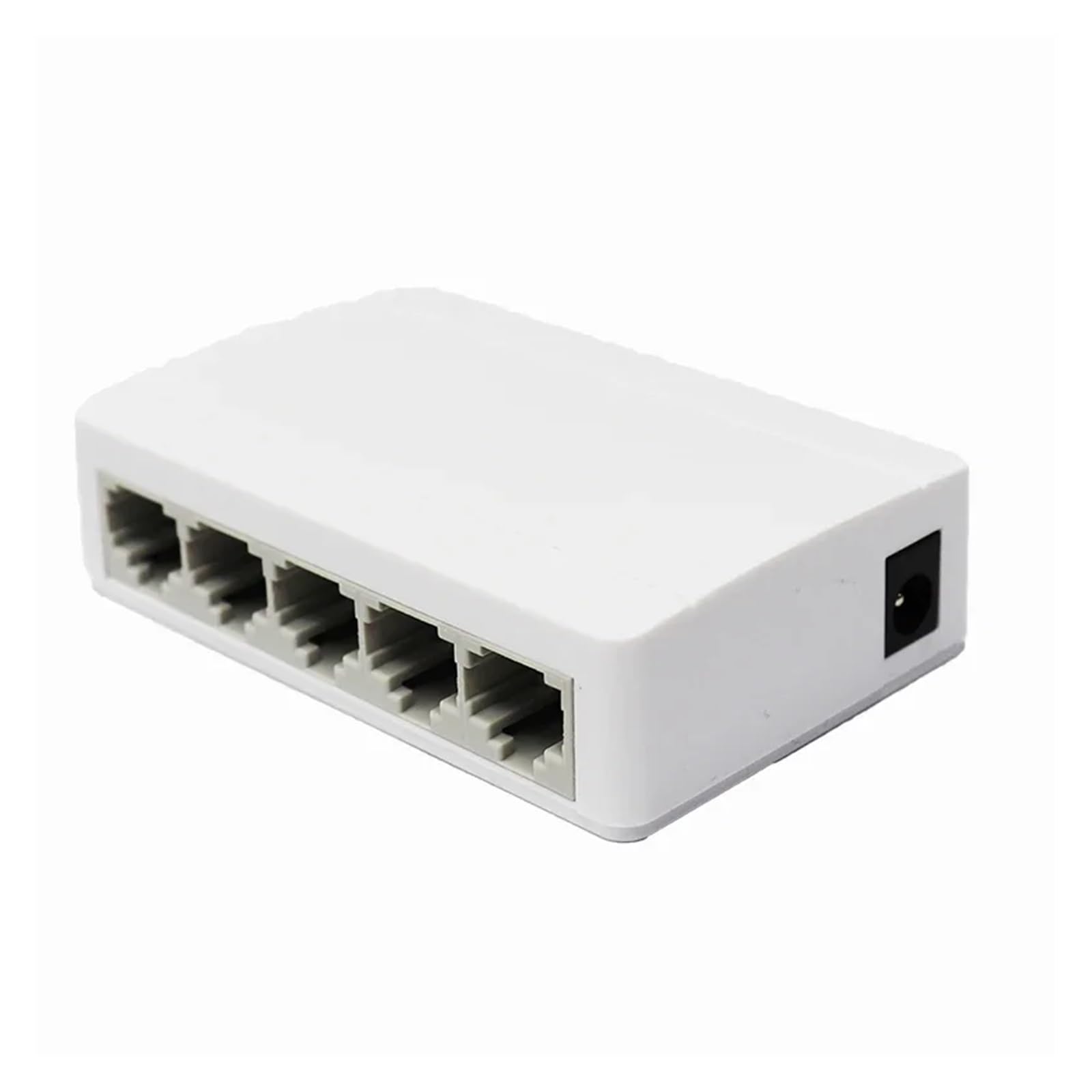 Switch Ethernet Gigabit a 5 porte, 10/100/1000 Mbps, per scrivania, Plug & Play, MDI/MDIX automatico, hub LAN RJ45 per ufficio a casa (1000 Mbps-USPlug)