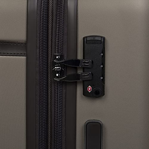 it luggage Quaint 3 Piece Hardside 8 Wheel Expandable Spinner, Cobblestone with Mulch Trim, 3 Pc Set4