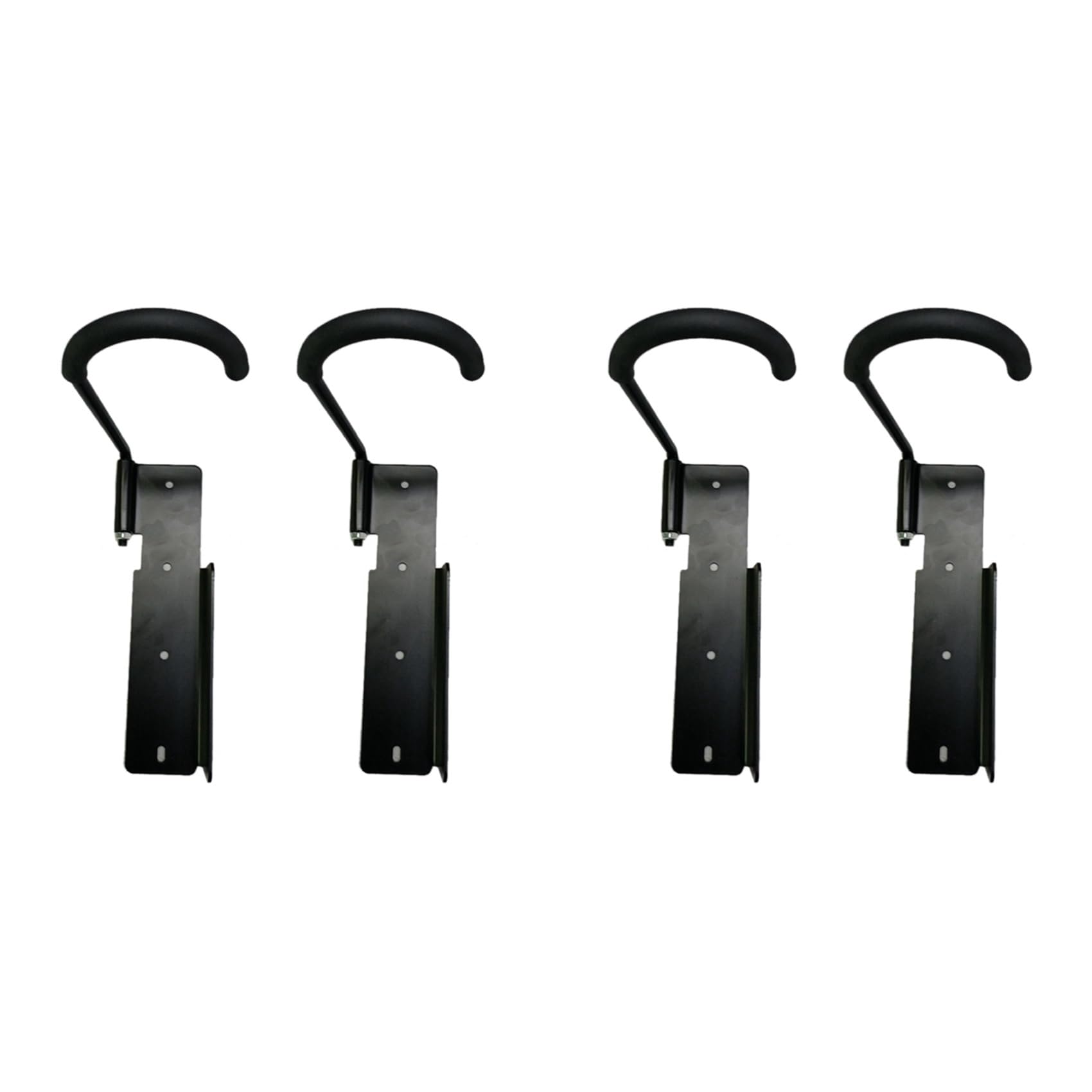 Porte-vélos de garage rotatif à gain de place avec crochet de suspension lot de 4