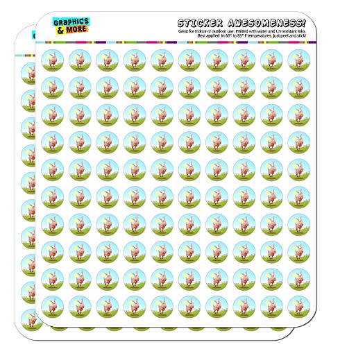 Happy Lamb On Field Planner Calendar Scrapbooking Crafting Stickers #TOP20