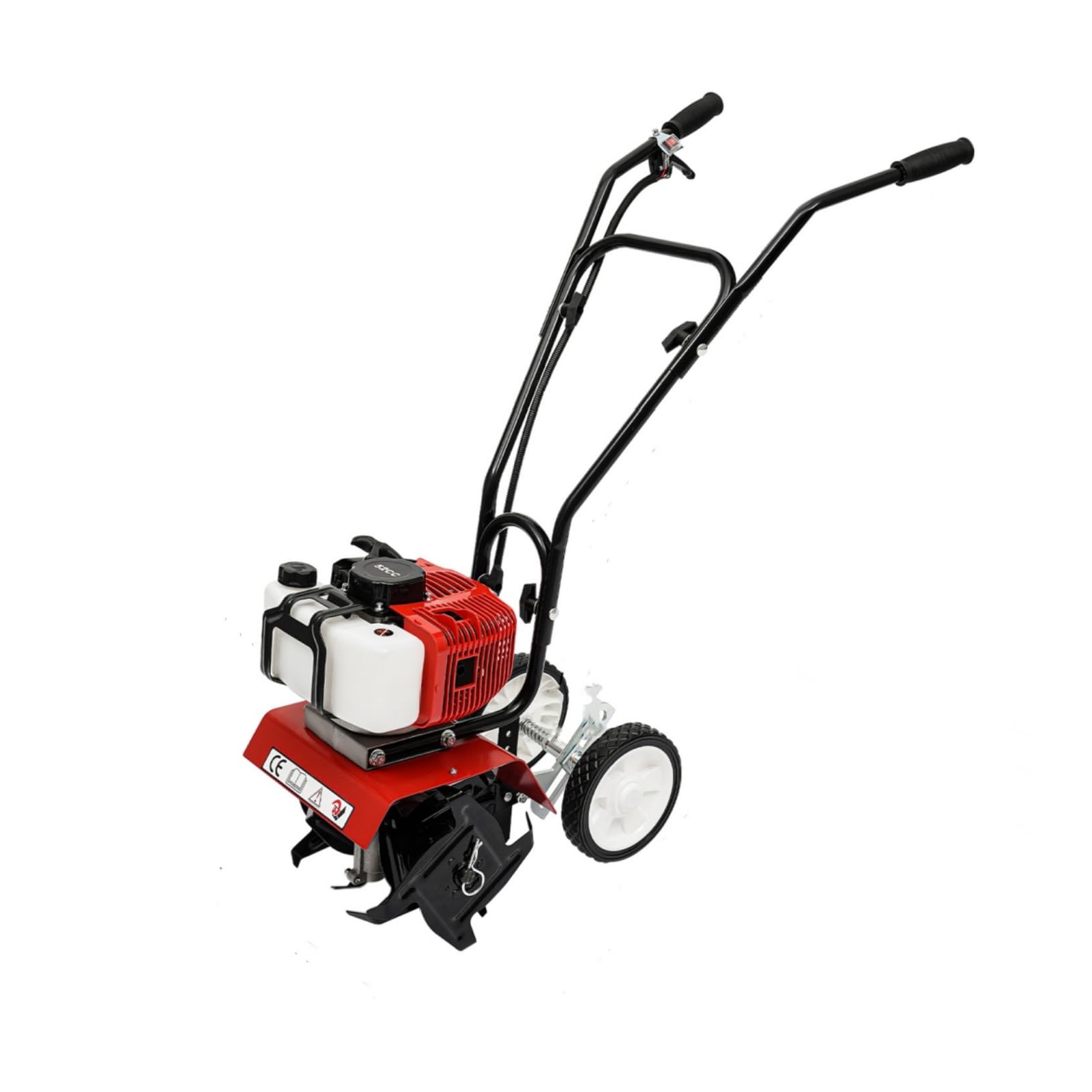 52CC Fraise de jardin à essence 2 temps pour planchers d'herbe pour cultivateurs à essence léger et compact avec poignée sûre