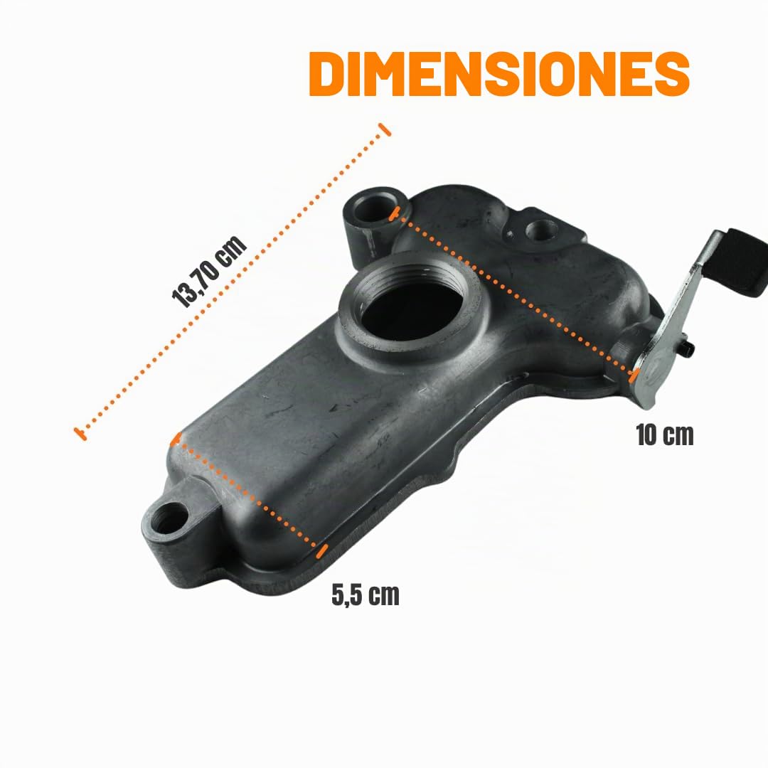 Kit de tapa de punterias con elevador completo – Compatible con motor Lombardini LDA 100, 4LD 640, LDA 640, 4LD 820, LDA 820, LDA 96 y LDA97 – Tapón de ventilación de aceite – Tapón de arranque –