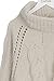 CUPSHE Fashion Women’s High Low Twist Knitting Casual Sweater, Beige