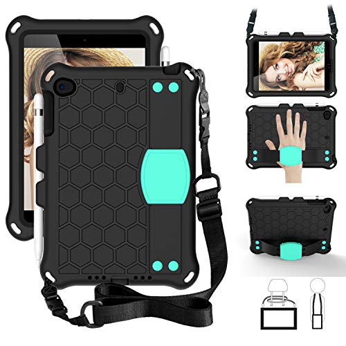 Coque iPad Mini 7,9 pouces pour enfant avec bandoulière et poignée EVA