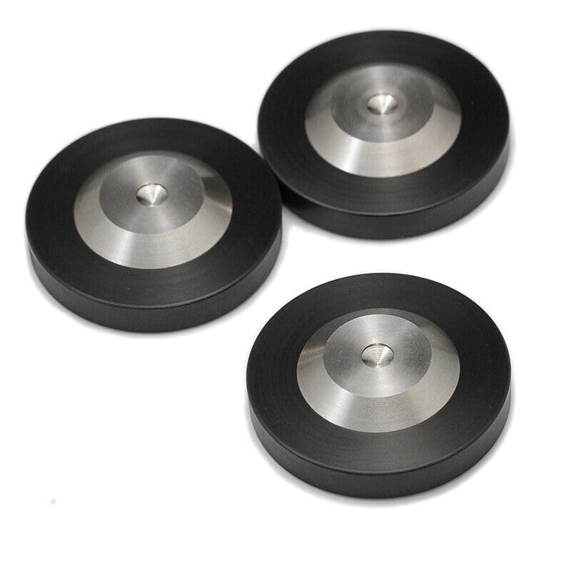 Generic 49mm Stainless Speaker Spike Pad Adjustable Height Damping Isolation Stand Feet
