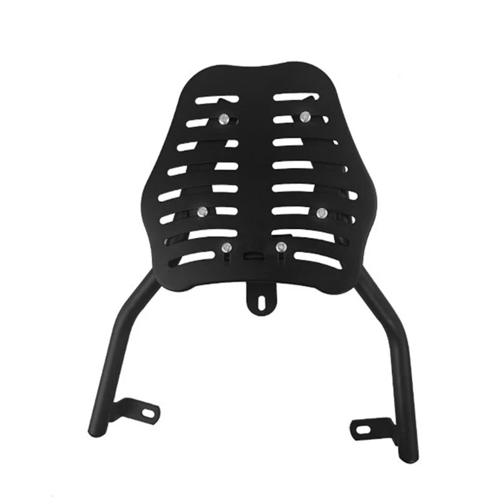 Porte-bagages arrière moto universel réglable support valise fer - 7