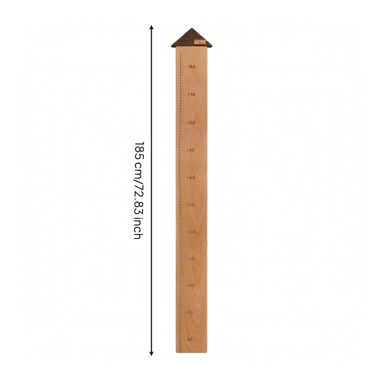 Righello Altezza Bambini Righello Crescita Statimetro Bambini Misuratore Altezza Parete a Forma di Casetta in Legno con, style to 1