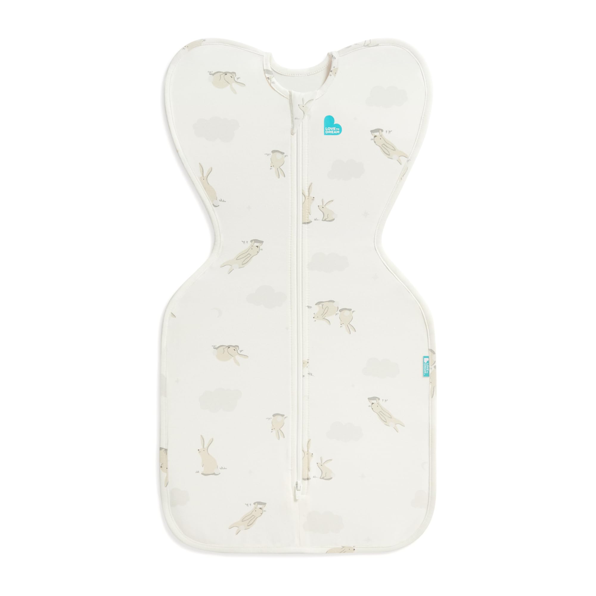 Love To Dream™ Swaddle UP™, Small 3.5-6 kg - Cloud Bunnies, White - Cloud Bunnies, Small (3.5-6kg)