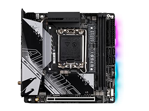 Image of GIGABYTE B760I AORUS PRO DDR4 Intel LGA 1700 B760 Mini-ITX Motherboard, Supports Intel Core 14th /13th /12th Gen, DDR4, 8+1+1 Power Phase, 2X M.2, PCIe 4.0, USB-C, WIFI6, 2.5GbE LAN, Q-Flash Plus