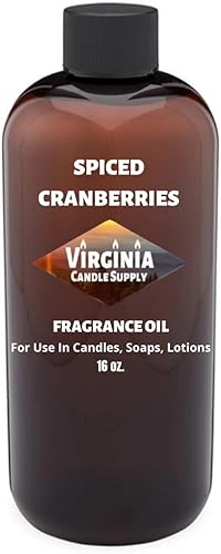 Aceite de fragancia de arándanos especiados (nuestra versión de la marca) (botella de 16 onzas) para hacer velas, hacer jabón, hacer tartas,