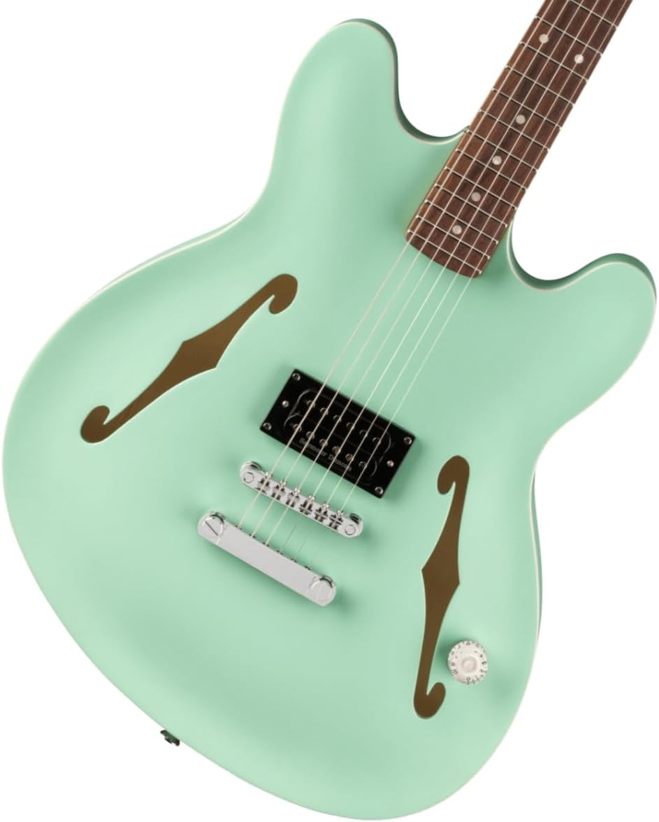 Fender Tom DeLonge Starcaster®, Rosewood Fingerboard, Chrome Hardware, Satin Surf Green