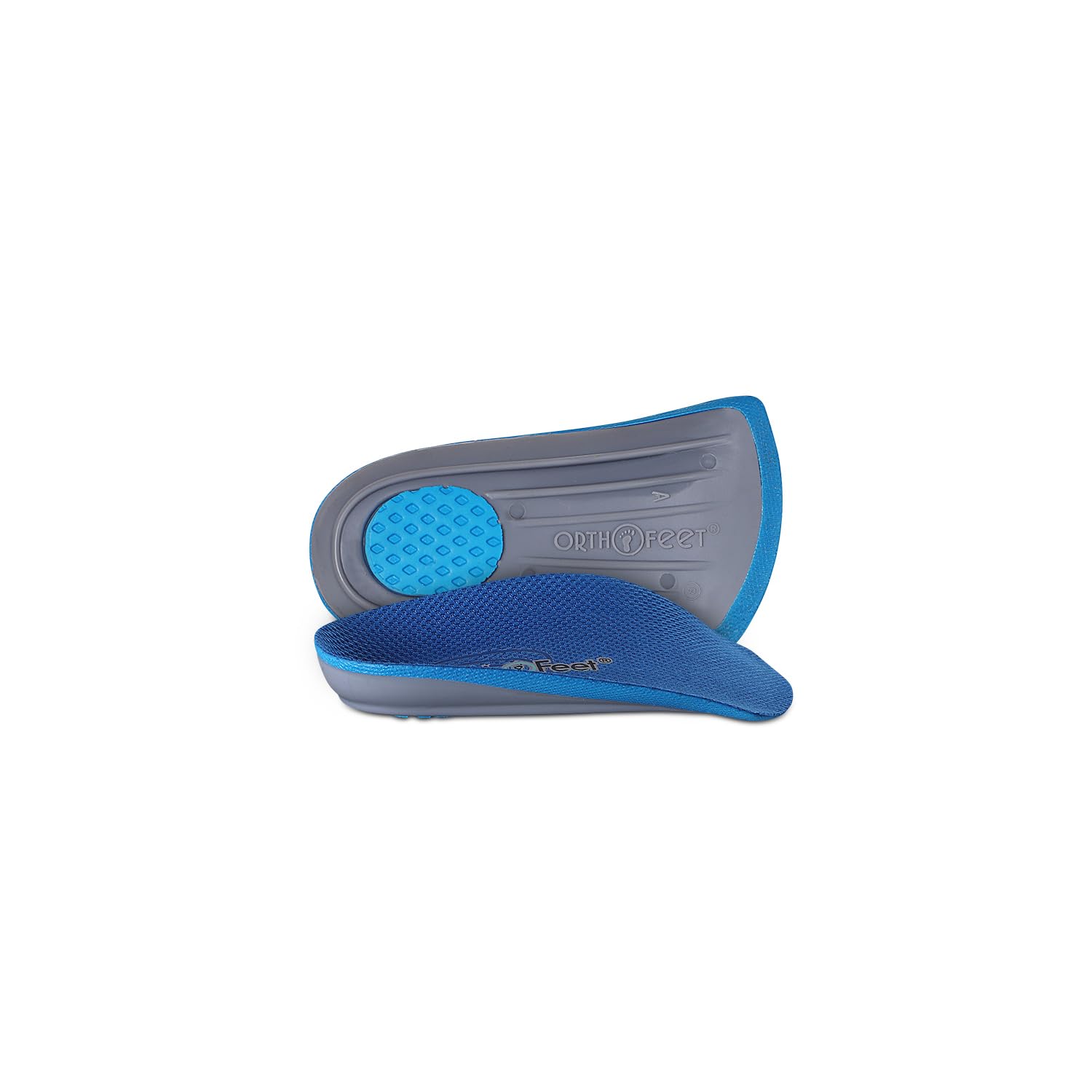 Orthofeet Women's 3/4 Length Orthotic Insoles for Plantar Fasciitis and Foot Pain, Size 8