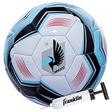 Franklin Sports MLS MLS Minnesota United FC Fußball – MNUFC – Offizielle Größe 5 Fußball – weicher abriebfester Bezug – Fußball in offizieller Größe und Gewicht – Luftpumpe im Lieferumfang enthalten
