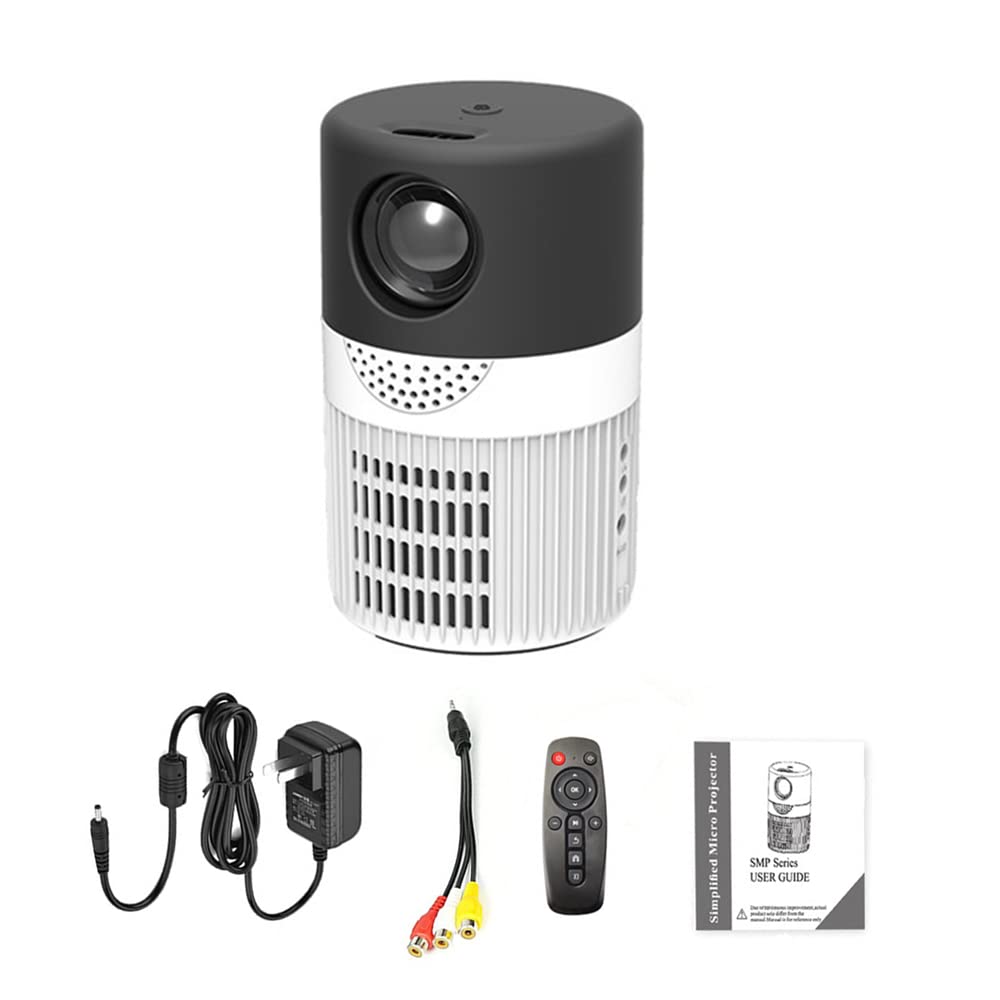 Irfora YT400 LED Video Projector Home Theater Movie Player Mini Projector Portable Clear Projector