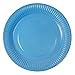 Party Fiesta 8 Platos de Papel Azul Caribe 18cm