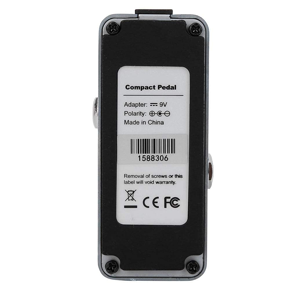 AMONIDA DC 9V Adapter Effektpedal Klares/Dickes Gitarrenpedal für Profis in der E-Gitarre