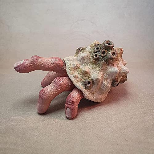 Kemine Finger Crab Sculpture Horrible Prank Props Creepy Weird Realistic Statue Horror Resin Model For Frightening Desktop Collection Figurine Ornament Home Decor (1Pcs) #TOP4